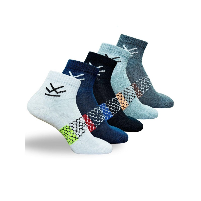 WROGN Pack Of 5 Assorted Ankle-Length Socks