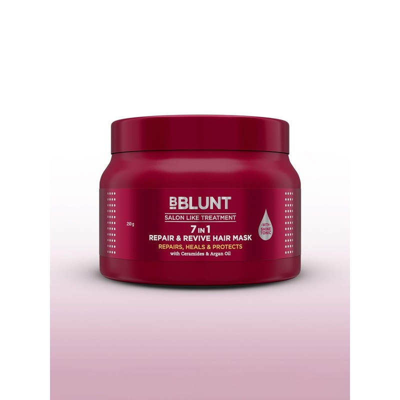 BBLUNT 7-In-1 Repair & Revive Hair Mask with Argan Oil & Ceramides – 250 g