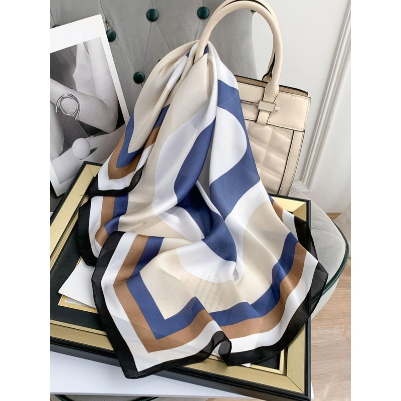 CrossKulture Striped Satin Scarf