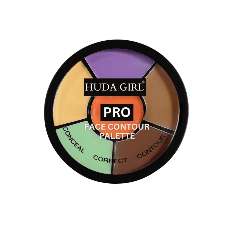 Huda Girl 3 In 1 Makeup Palette Brights Concealer -15 g – Bright