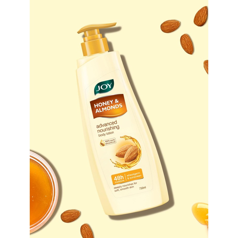 JOY Honey & Almonds Advanced Nourishing Body Lotion For Summer – 750ml