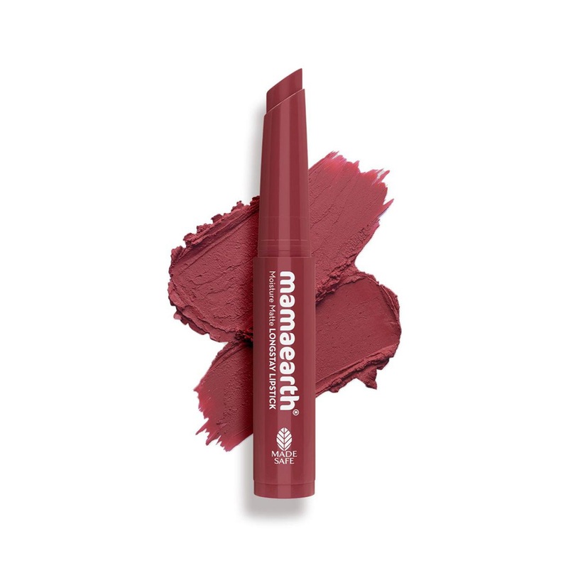 Mamaearth Moisture Matte 12 Hour Long Stay Mini Lipstick – 0.7 g – 02 Plum Punch