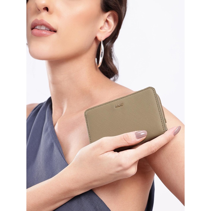 MANGO Women Textured Two Fold Wallet