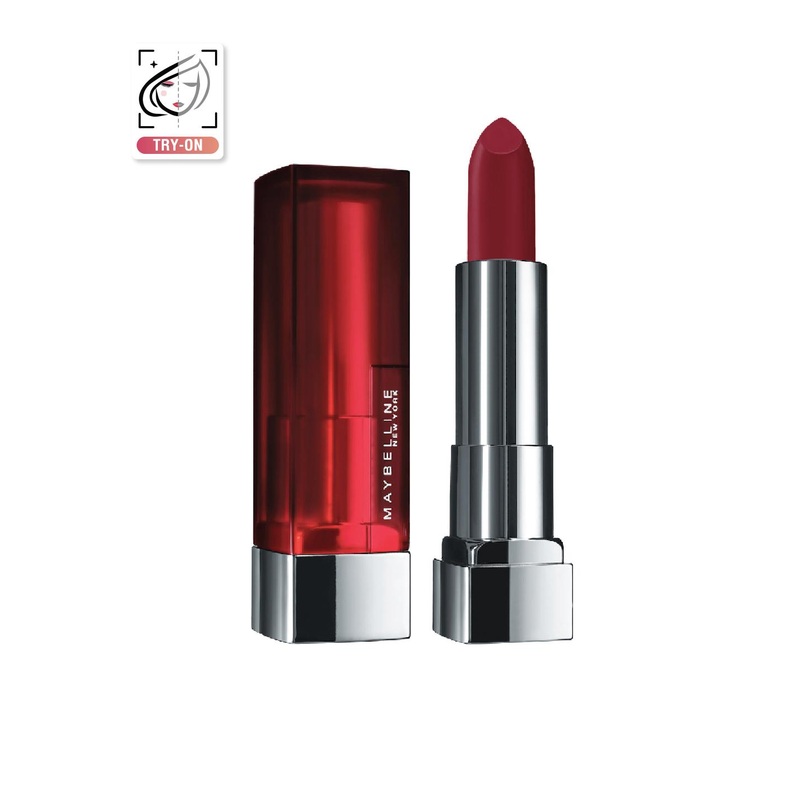 Maybelline New York Color Sensational Creamy Matte Lipstick – 695 Divine Wine