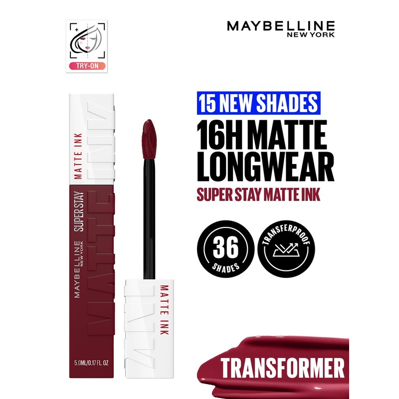 Maybelline New York Superstay Matte Ink Liquid Lipstick – 230 Transformer – 5ml