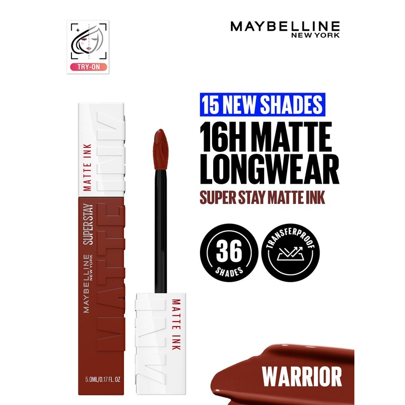 Maybelline New York Superstay Matte Ink Matte Liquid Lipstick 5ml – Warrior