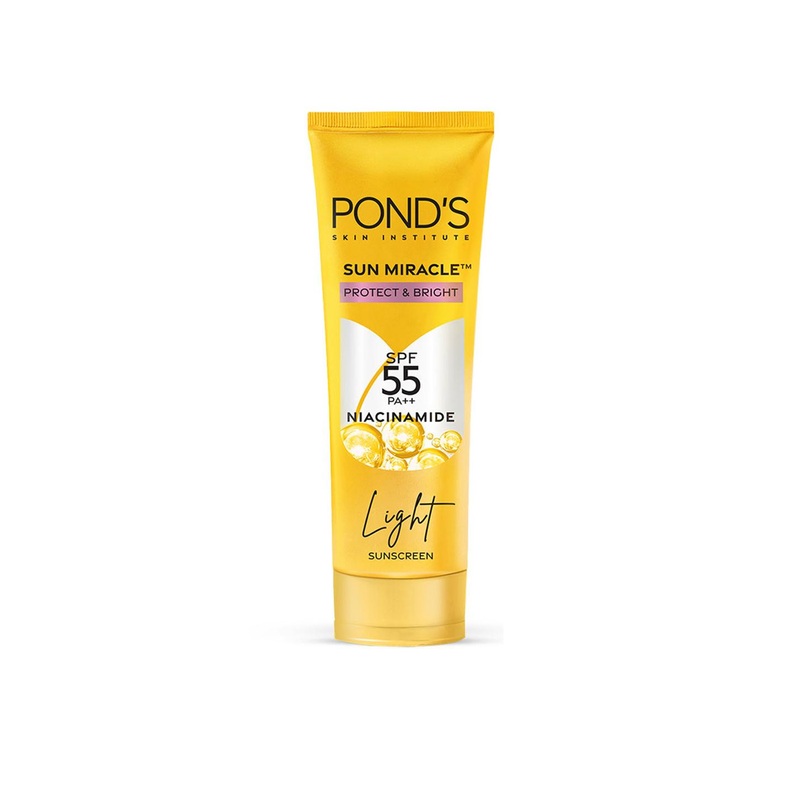 Ponds Sun Miracle SPF 50 PA+++ Creme Gel Sunscreen with Niacinamide – 50 g