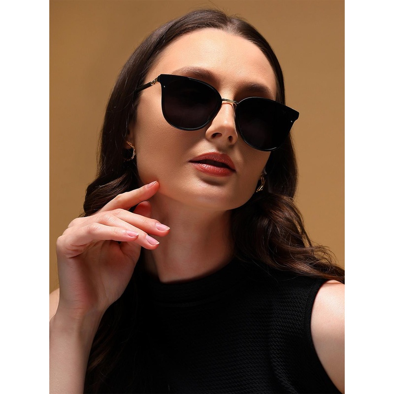 Voyage Women Oval UV Protected Sunglasses B6101MG3175