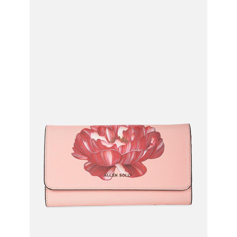 Allen Solly Woman Floral Printed PU Two Fold Wallet