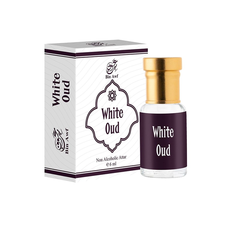BinAwf White Oud  Long Lasting Premium Attar – 6 ml