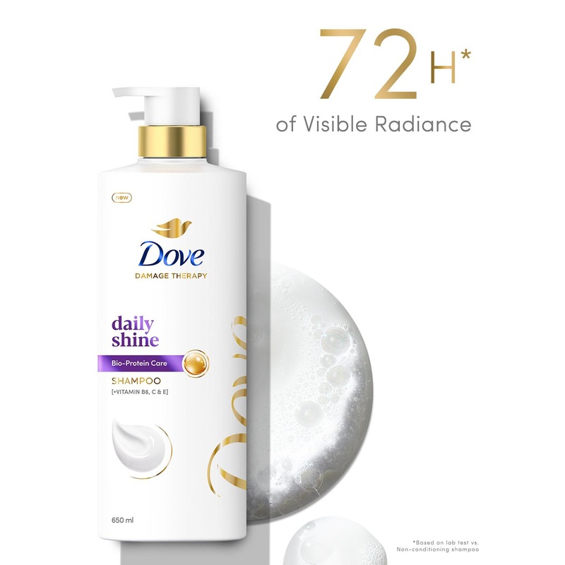 Dove Daily Shine Shampoo with Glycerin 650 ml