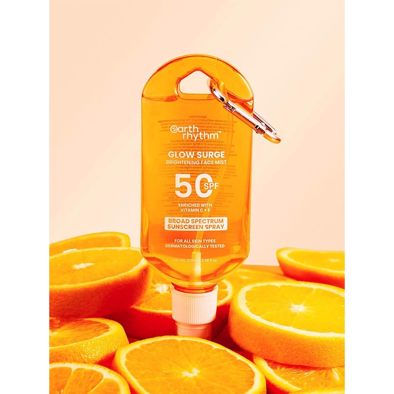 Earth Rhythm Glow Surge Brightening Broad Spectrum Sunscreen Spray With SPF 50-100ml