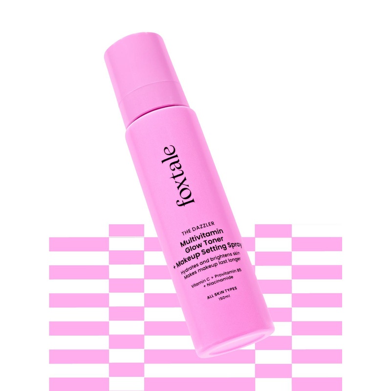 FoxTale Multivitamin Glow Toner & Makeup Spray with VitaminC & Niacinamide-150ml