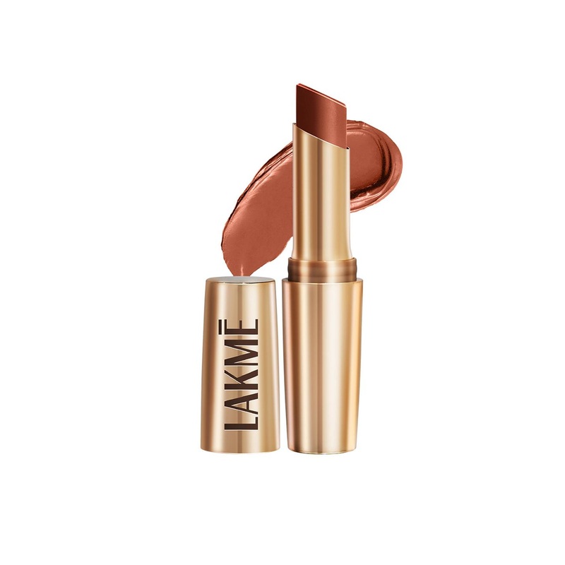 Lakme 9to5 Powerplay Priming Matte Lipstick With Vit E Lasts 16Hr 3.6g – Caramel Latte