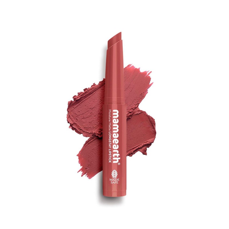 Mamaearth Moisture Matte Long Stay Mini Lipstick – 0.7 g – 01 Carnation Nude