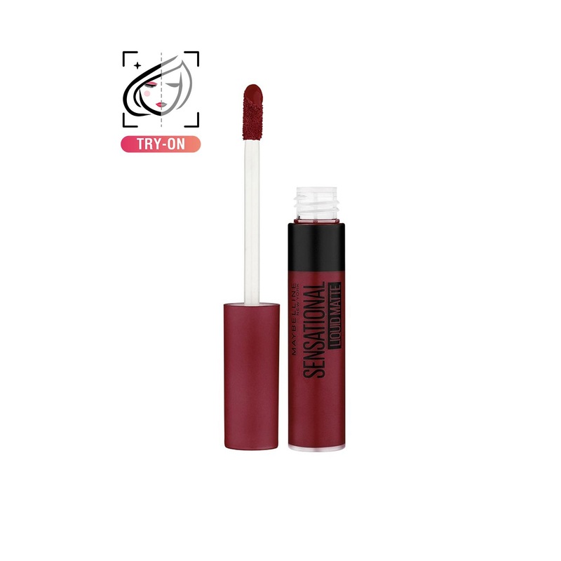 Maybelline New York Sensational Liquid Matte Lipstick 7 ml – Soft Wine 02