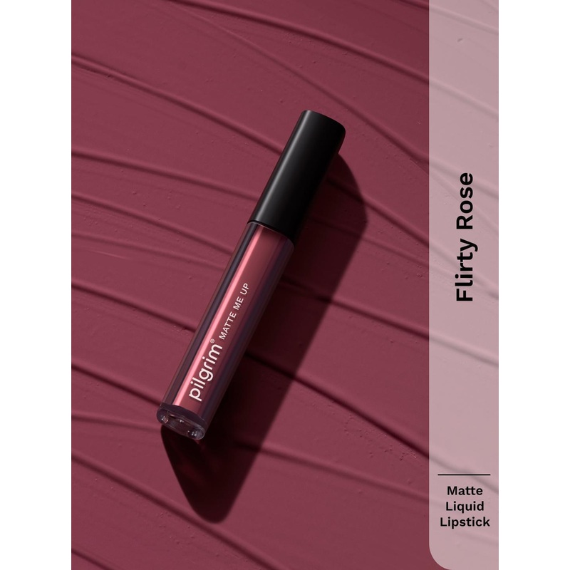 Pilgrim Matte Me Up Long Lasting Liquid Lipstick – 3ml – Flirty Rose – 08