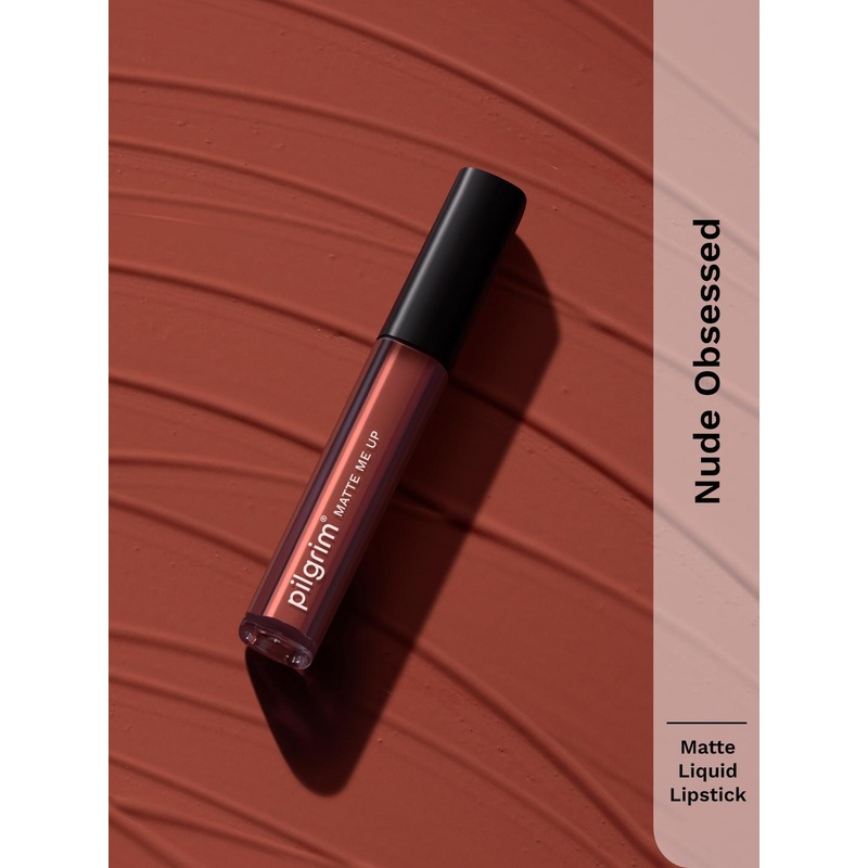 Pilgrim Matte Me Up Long Lasting Liquid Lipstick – 3ml – Nude Obsessed – 04