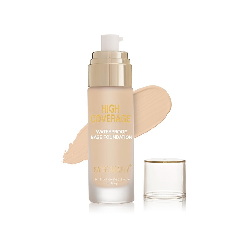 SWISS BEAUTY High Coverage Waterproof Base Foundation – Natural Beige 03