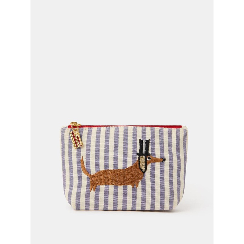 Accessorize Women Animal Embroidered Zip Around Wallet