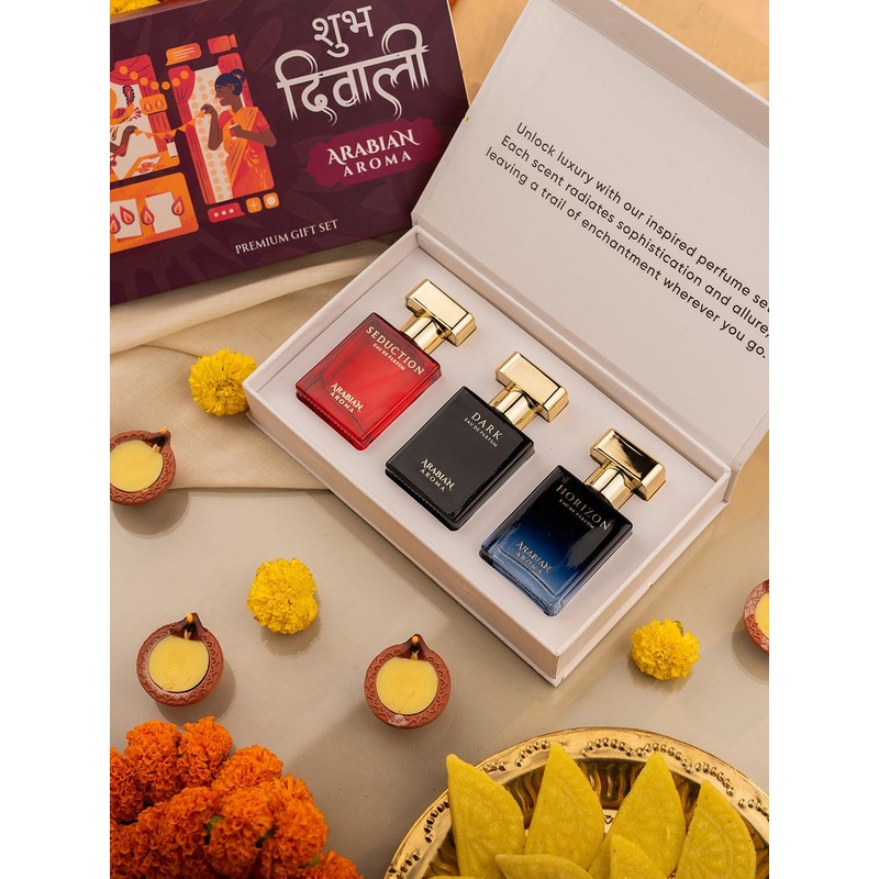 Arabian Aroma Unisex Set of 3 Perfume Gift – 30 ml Each