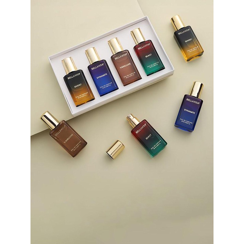 Bella Vita Organic Set Of 4 Beast-Dynamite-Ghost & Vanilluxe Long Lasting EDP – 20 ml Each
