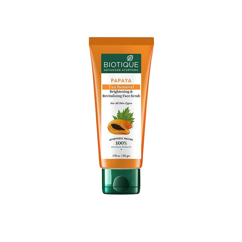 Biotique Papaya Tan Removal Brightening & Revitalizing Face Scrub 100g