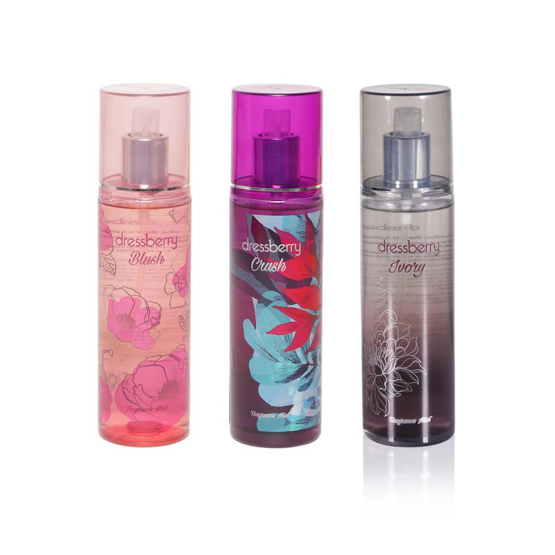 DressBerry Set of 3 Body Mists – 190ml