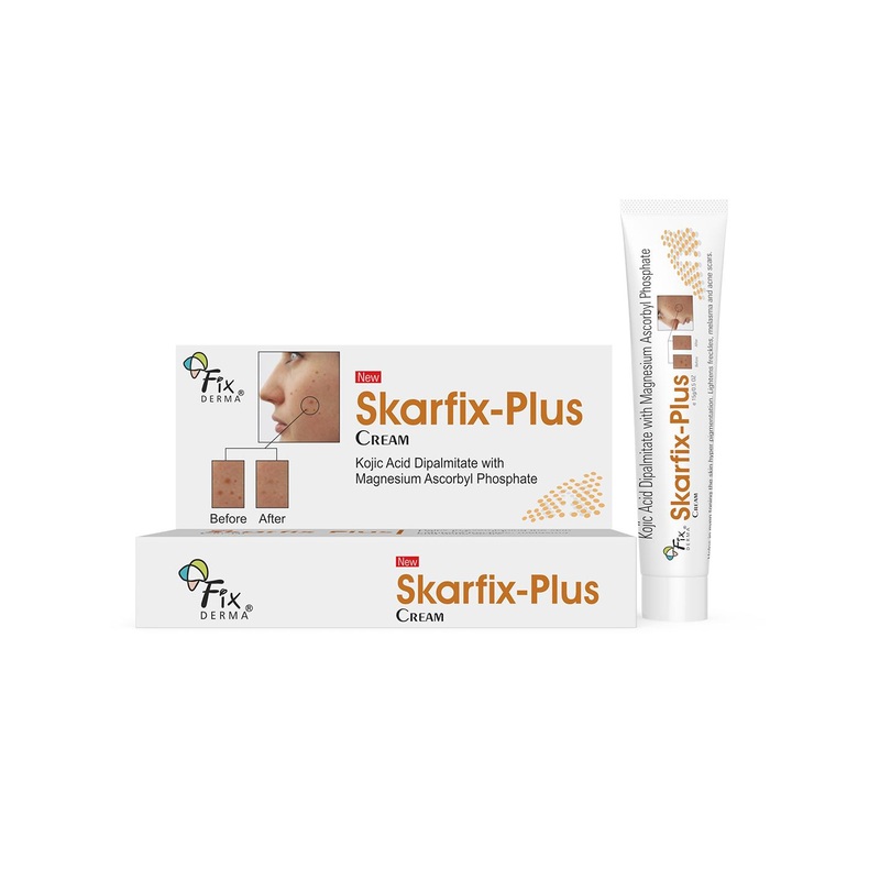 FIXDERMA Skarfix-Plus Hyperpigmentation & Acne Scars Removal Cream with Kojic Acid – 15g