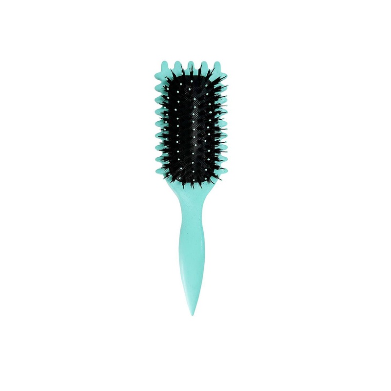 Gleva Curl Defining Hair Brush With Flexible Detangling Bristles