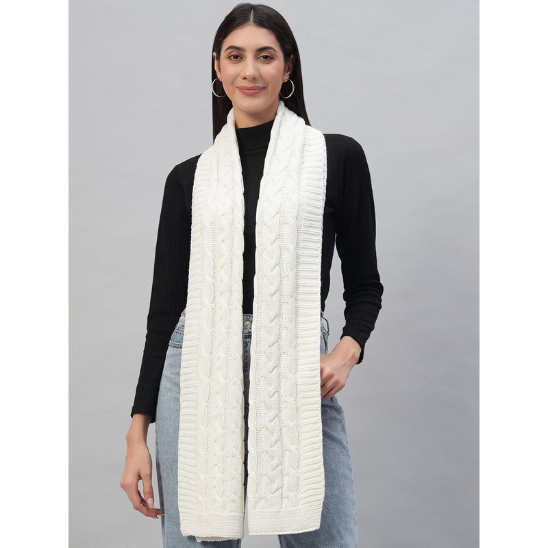 HANDICRAFT PALACE Women Self Design Reversible Woven Scarf