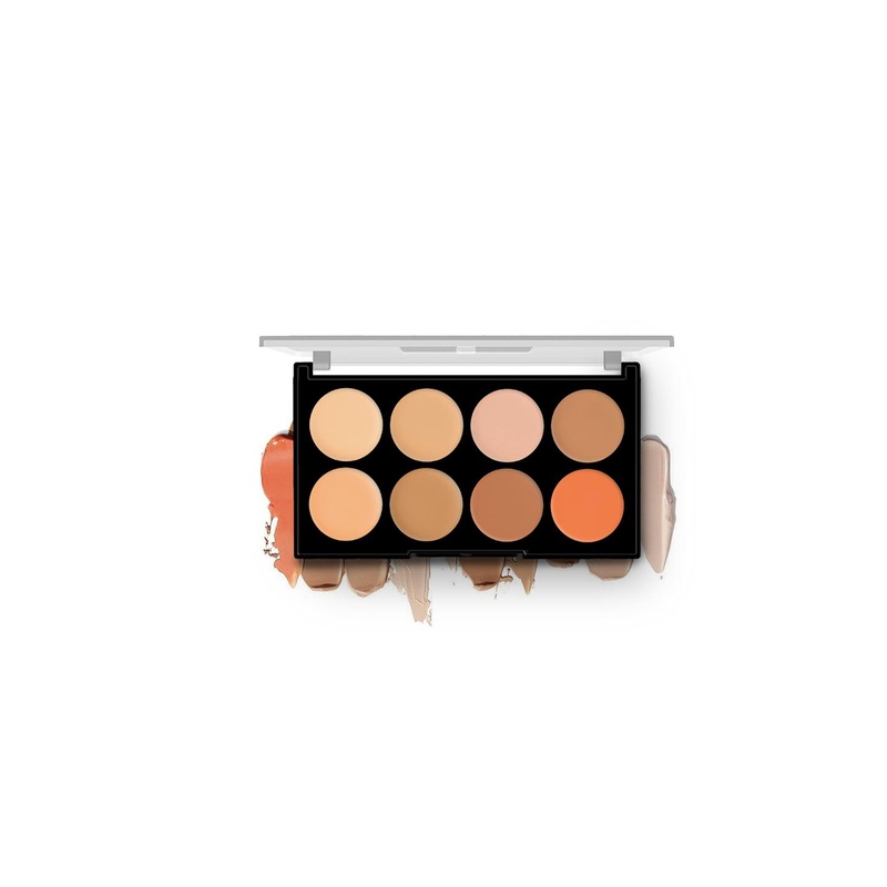 Hilary Rhoda 8 Shade Palette Colour Correct With High Coverage Concealer- 12 g -1