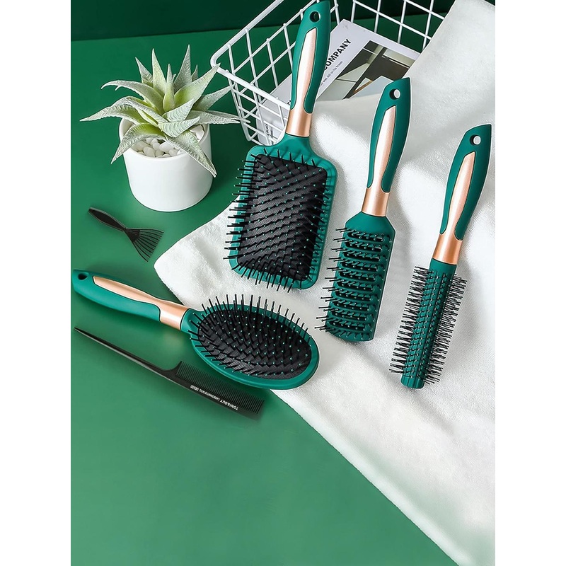 KAZARMAA Round Hair Brush For Curling Blow Drying