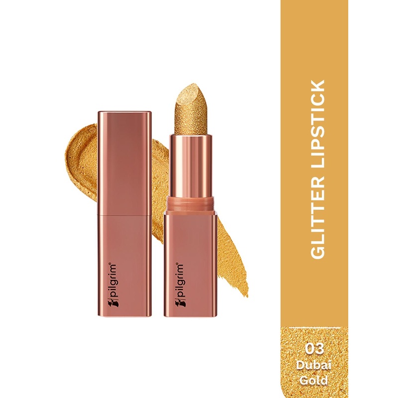 Pilgrim Glitter Formula With Matte Finish Lipstick- 4.2 g- Arabian Nites-03