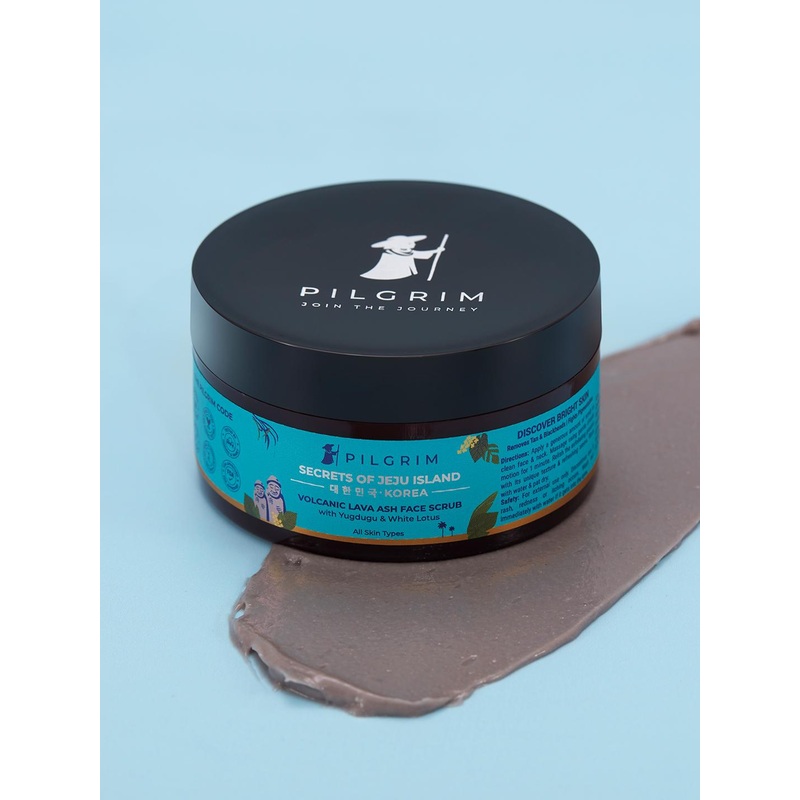 Pilgrim Jeju Volcanic Lava Ash Face Scrub for Blackheads & Tan Removal