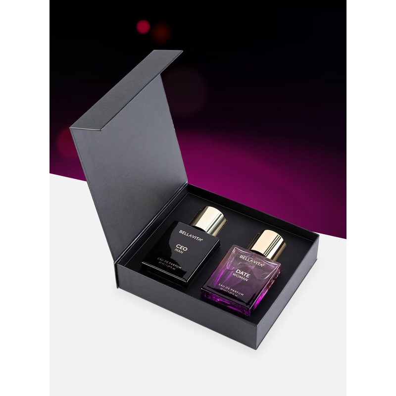 Bella Vita Organic Set Of 2 Ceo Man & Date Woman Eau De Parfum Gift Set – 50ml Each