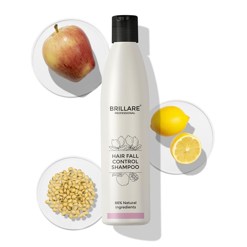 BRILLARE Professional Hair Fall Control Shampoo | Reduces Hair Fall & Prevents Breakage