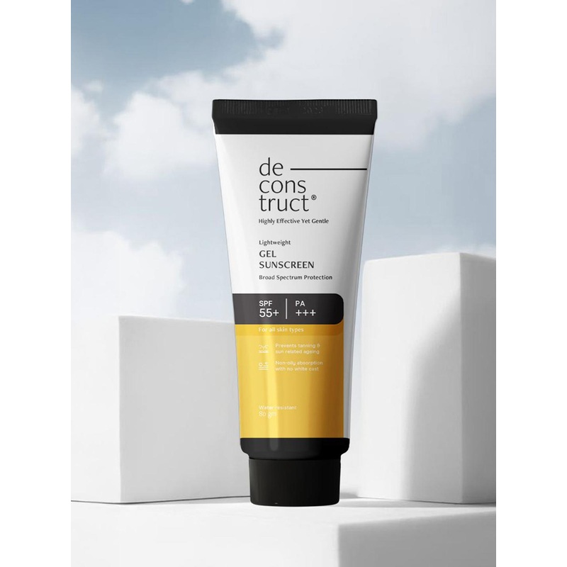 deconstruct Gel Sunscreen With SPF 55+ PA+++ for Oily Skin – 80g