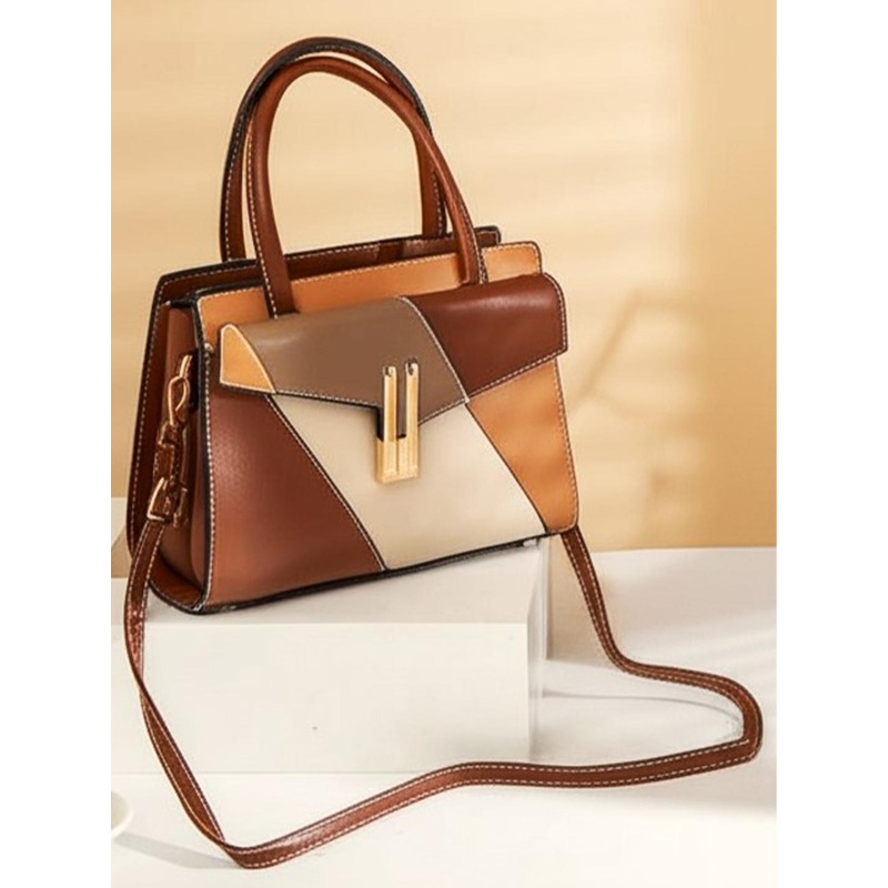 Diva Dale Women Colourblocked Structured Handheld Bag