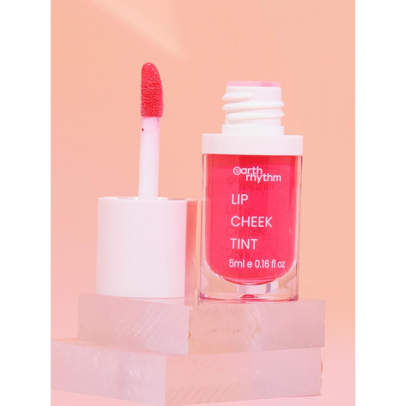 Earth Rhythm Lip Cheek Tint Mermaid Pomegranate Flower Extracts & Jojoba Oil- 5 ml