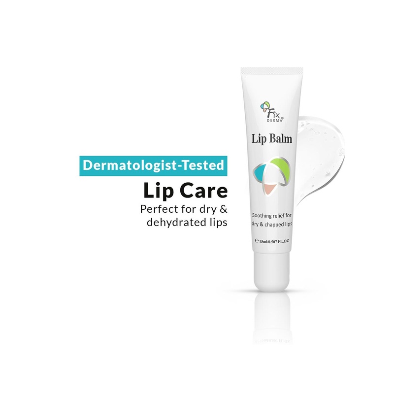 FIXDERMA Lip Balm With Vitamin C & E For Dark Dry & Chapped Lips 15ml