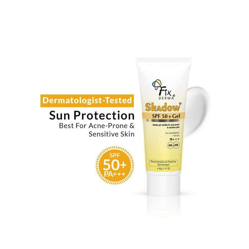 FIXDERMA Shadow SPF 50+ UVA & UVB Protection Gel Sunscreen – 40 g
