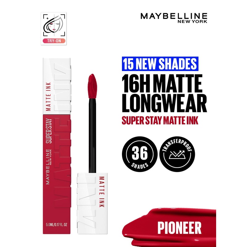 Maybelline New York Super Stay Matte Ink Liquid Lipstick 5 ml – Pioneer 20