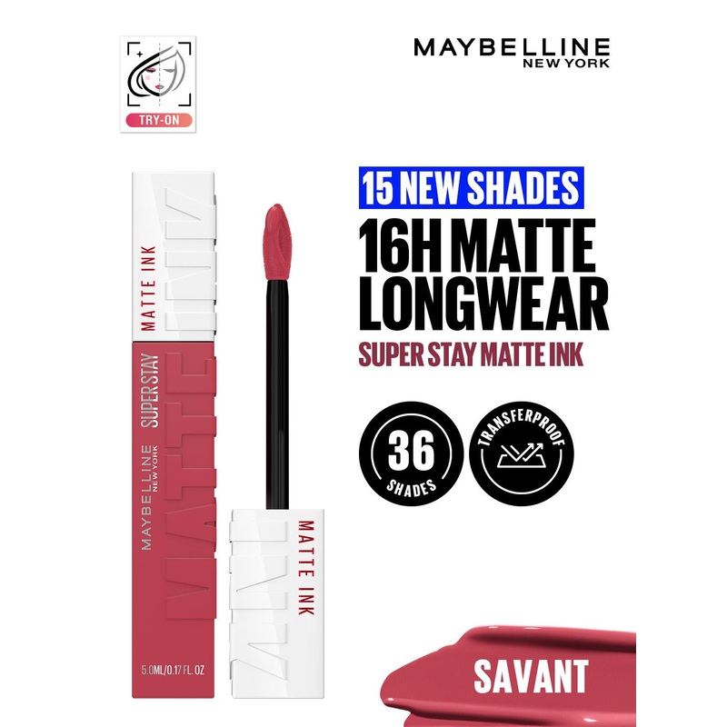 Maybelline New York Super Stay Matte Ink Liquid Lipstick – Savant 150
