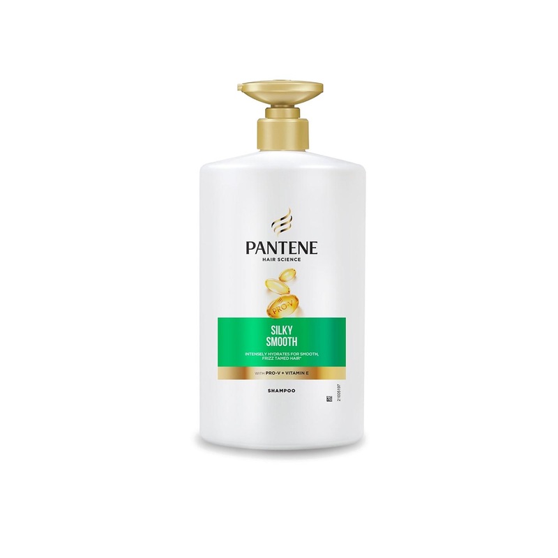Pantene Hair Science Silky Smooth Shampoo with Pro-Vitamins &Vitamin E – 1Ltr