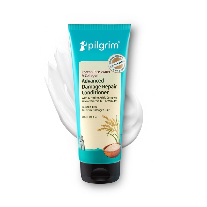 Pilgrim Korean Rice Water & Collagen Advanced Damage Repair Conditioner – 200ml