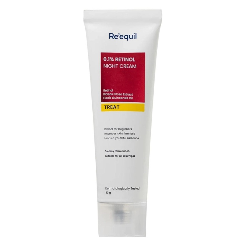 Reequil 0.1% Retinol Night Cream for Wrinkles & Skin Tightening-30ml