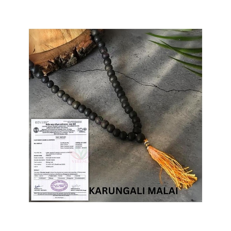 VIBESLE Men Karungali Jaap Mala