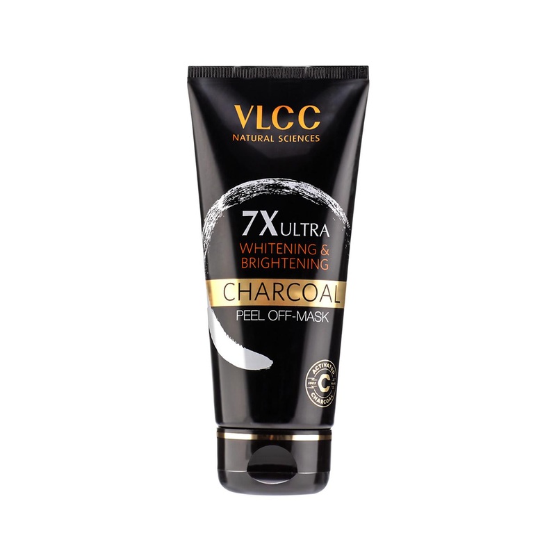 VLCC Deep Cleans 7X Ultra Whitening & Brightening Charcoal Peel Off Mask – 100 g