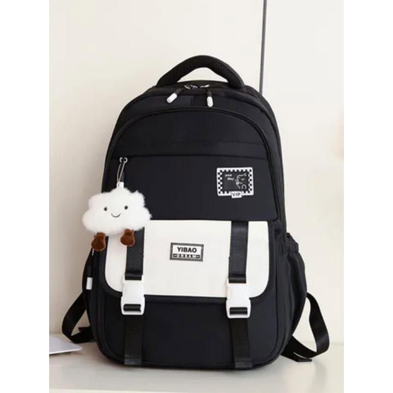 WALSON  Women Typography Printed Backpack